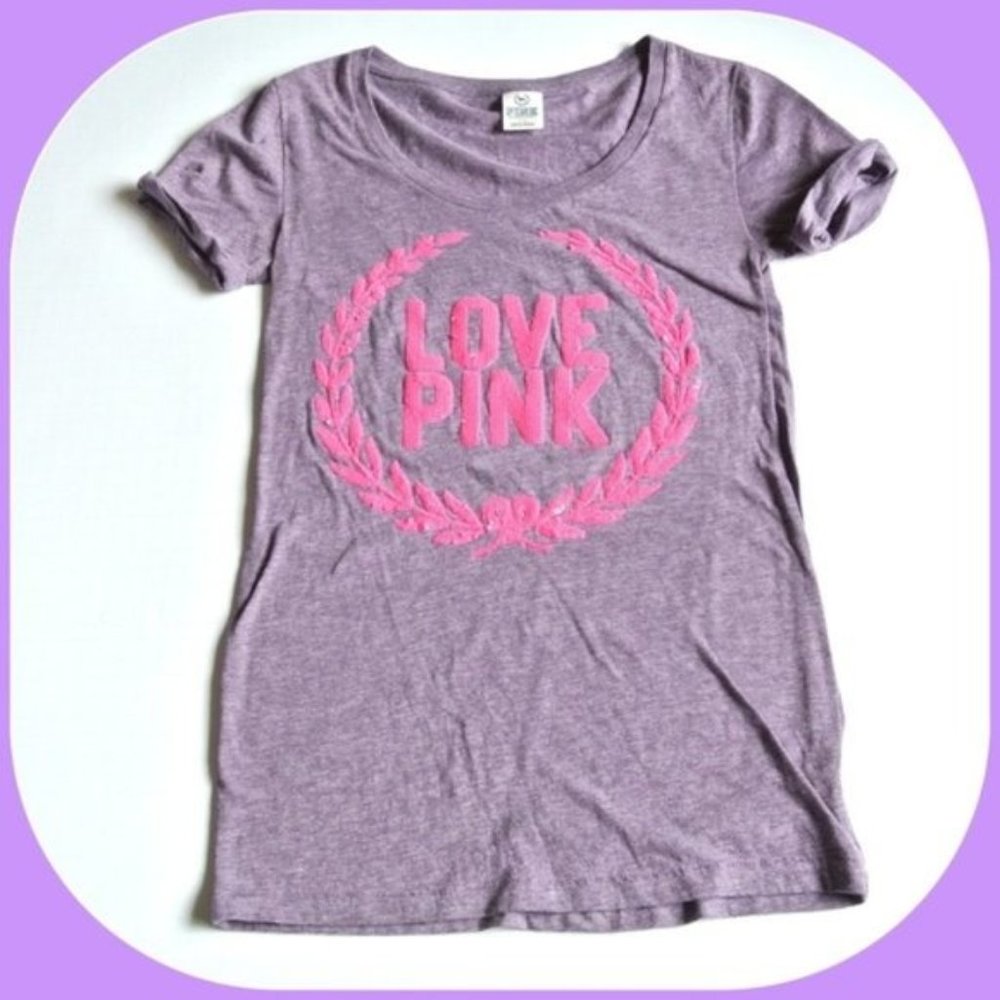 Victoria’s‎ Secret PINK Purple Sequin Top S